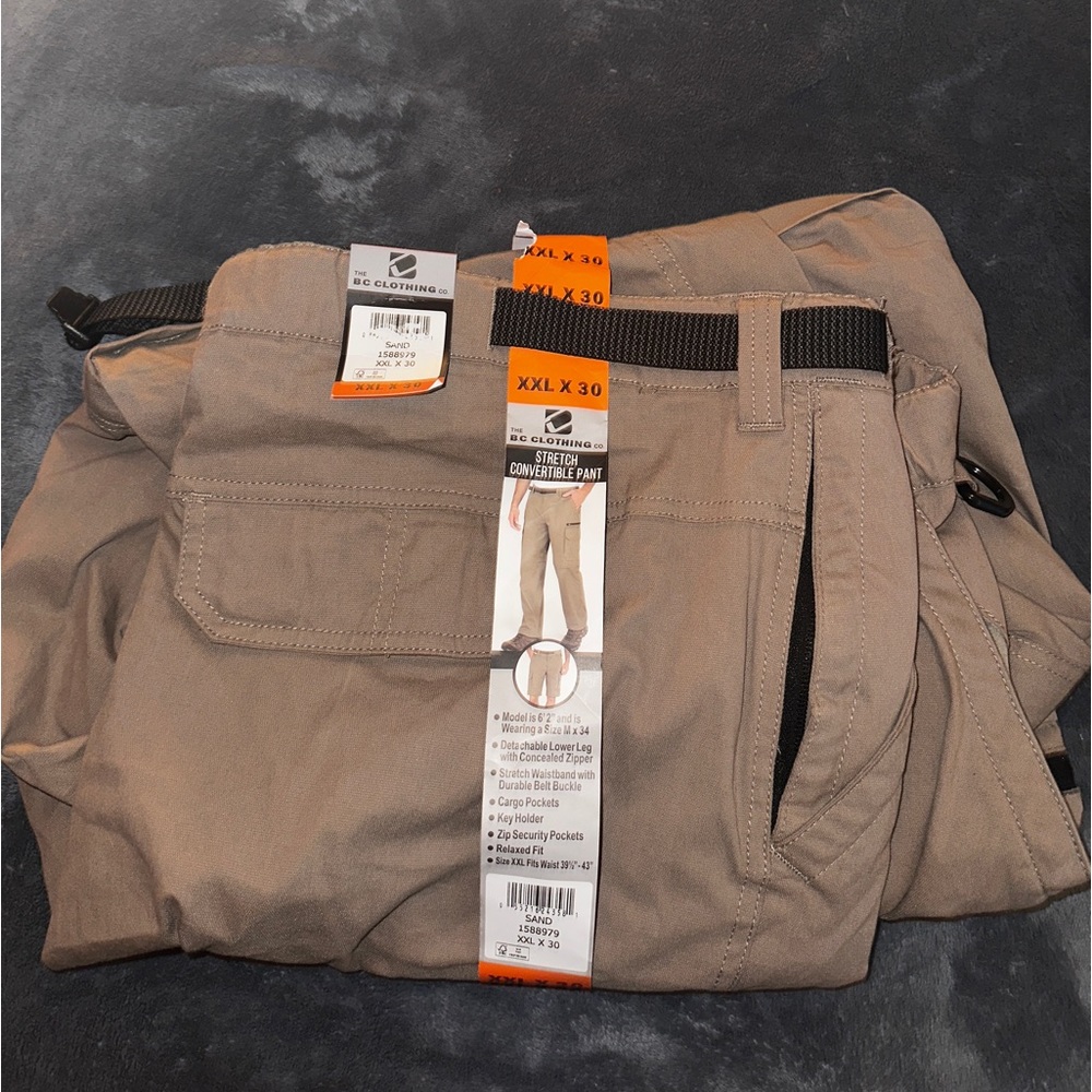The B.C. Clothing Company Stretch Convertible Pants Size XXL x 30